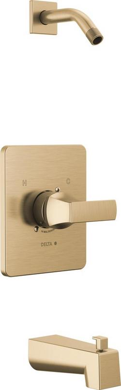 Single Handle Bathtub & Shower Faucet in Brilliance&reg; Champagne Bronze (Trim Only) (Showerhead Sold Separately)