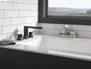 Two Handle Roman Tub Faucet in Matte Black (Trim Only) 