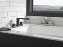 Delta Faucet Matte Black Two Handle Roman Tub Faucet 