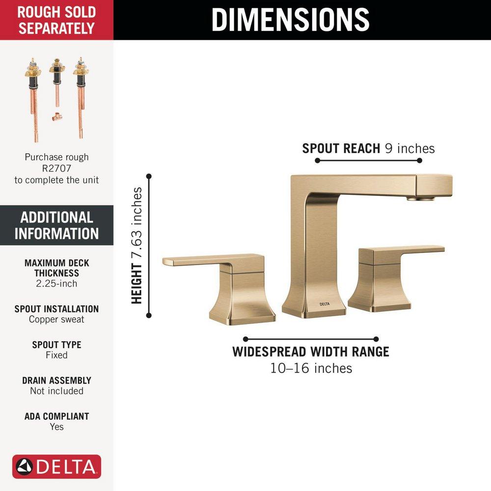 Delta Faucet Champagne Bronze Two Handle Roman Tub Faucet 