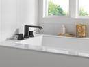Two Handle Roman Tub Faucet in Matte Black (Trim Only) 
