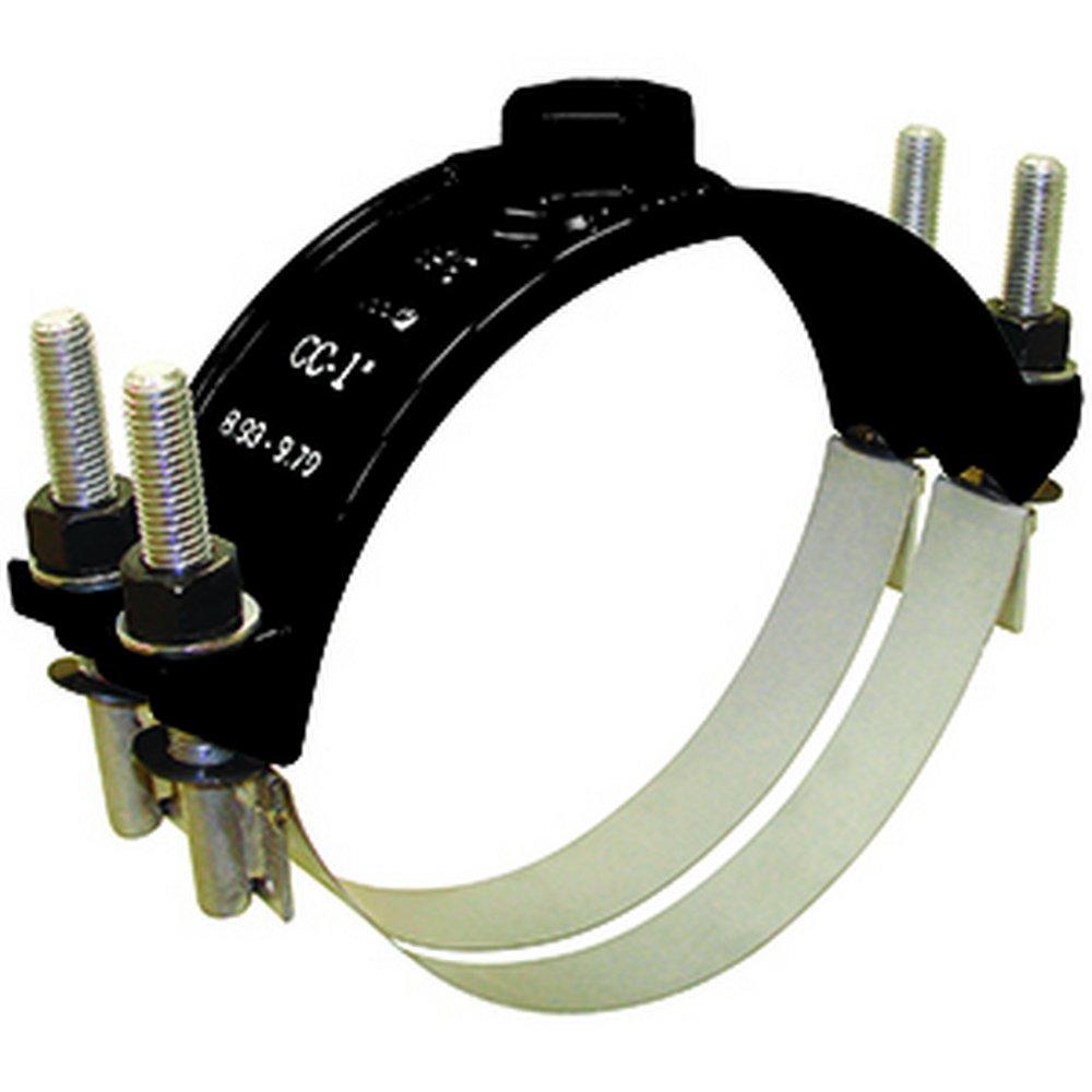 Ford Meter Box 6 in. Iron Pipe Saddle with Dual Stainless Steel Bands ...