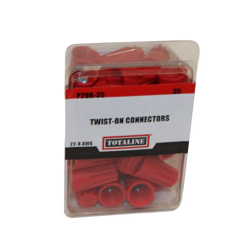 18-10 AWG TWST ON WIRE CONN RED. 