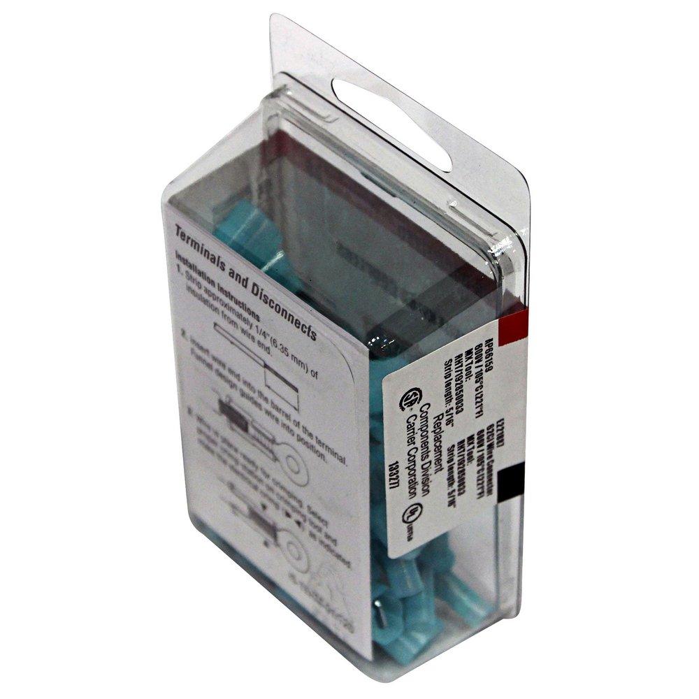16-14 ga Blue Male Insulated Couplers - Pack of 40 