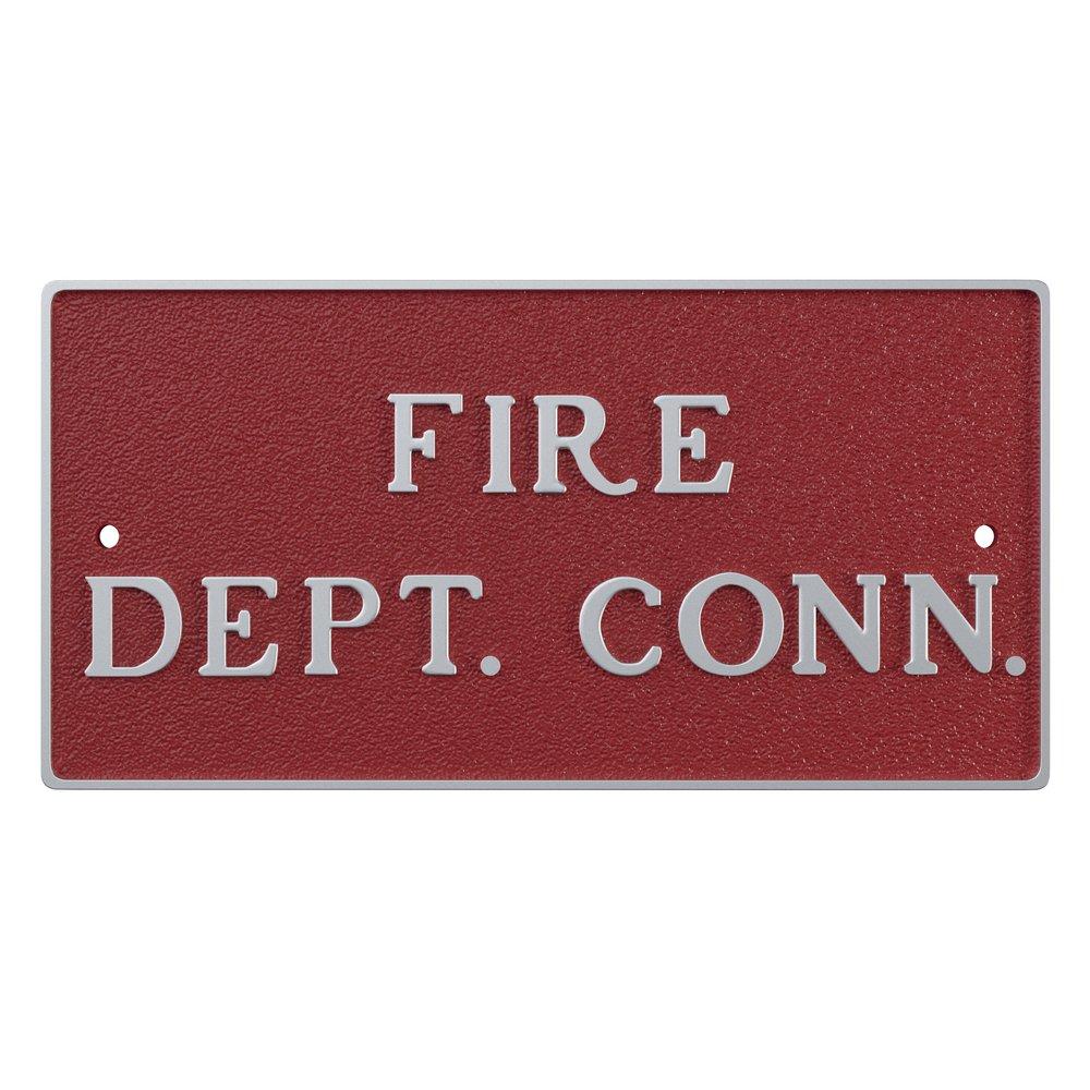 4X8 ALUM FIRE DEPT CONN SIGN 