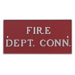 4 x  8 in. Fire Department Connection Aluminum Sign