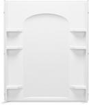 60 in. Vikrell Shower Back Wall in White