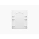 60 in. Vikrell Shower Back Wall with Backer Boards in White 