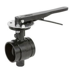 6 in. Ductile Iron Grooved 10 Position Locking Lever Handle Butterfly Valve