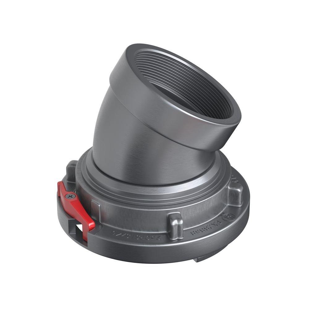National Fire Products Aluminum FPT x Storz with 30&deg; Elbow 