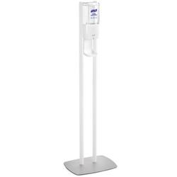 1200 mL Floor Stand Hand Sanitizer Dispenser in White