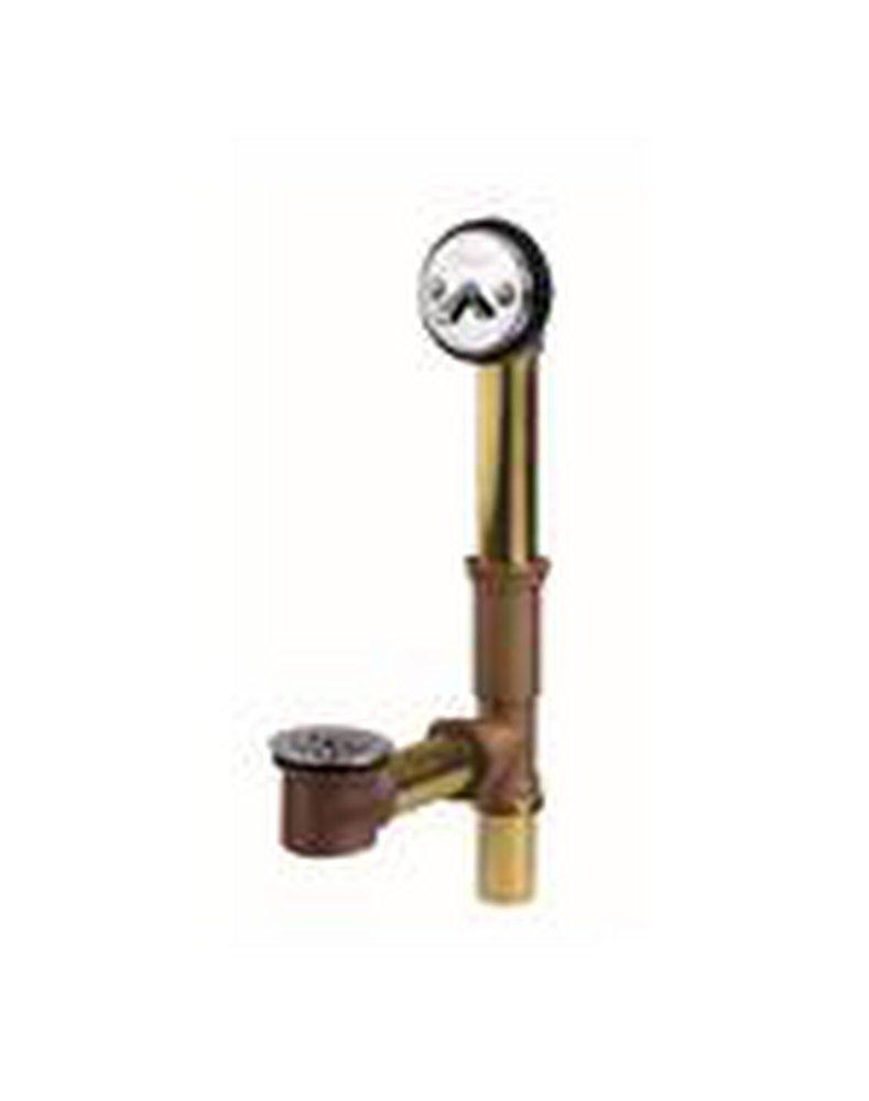 Gerber Plumbing Polished Chrome Brass Trip Lever Waste & Overflow with Condensate Head 