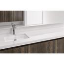 21 in. Undermount Bathroom Sink in White 