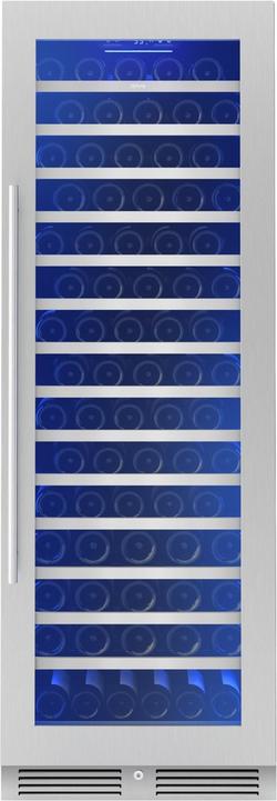 24 in. Single Zone 142 Bottle Wine Cooler in Stainless Steel
