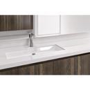 36 in. Undermount Rectangular Bathroom Sink in White 