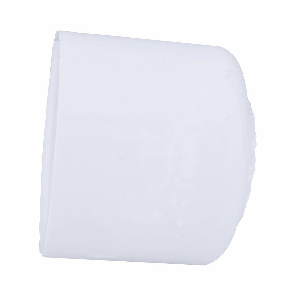 White PVC Schedule 40 Cap 