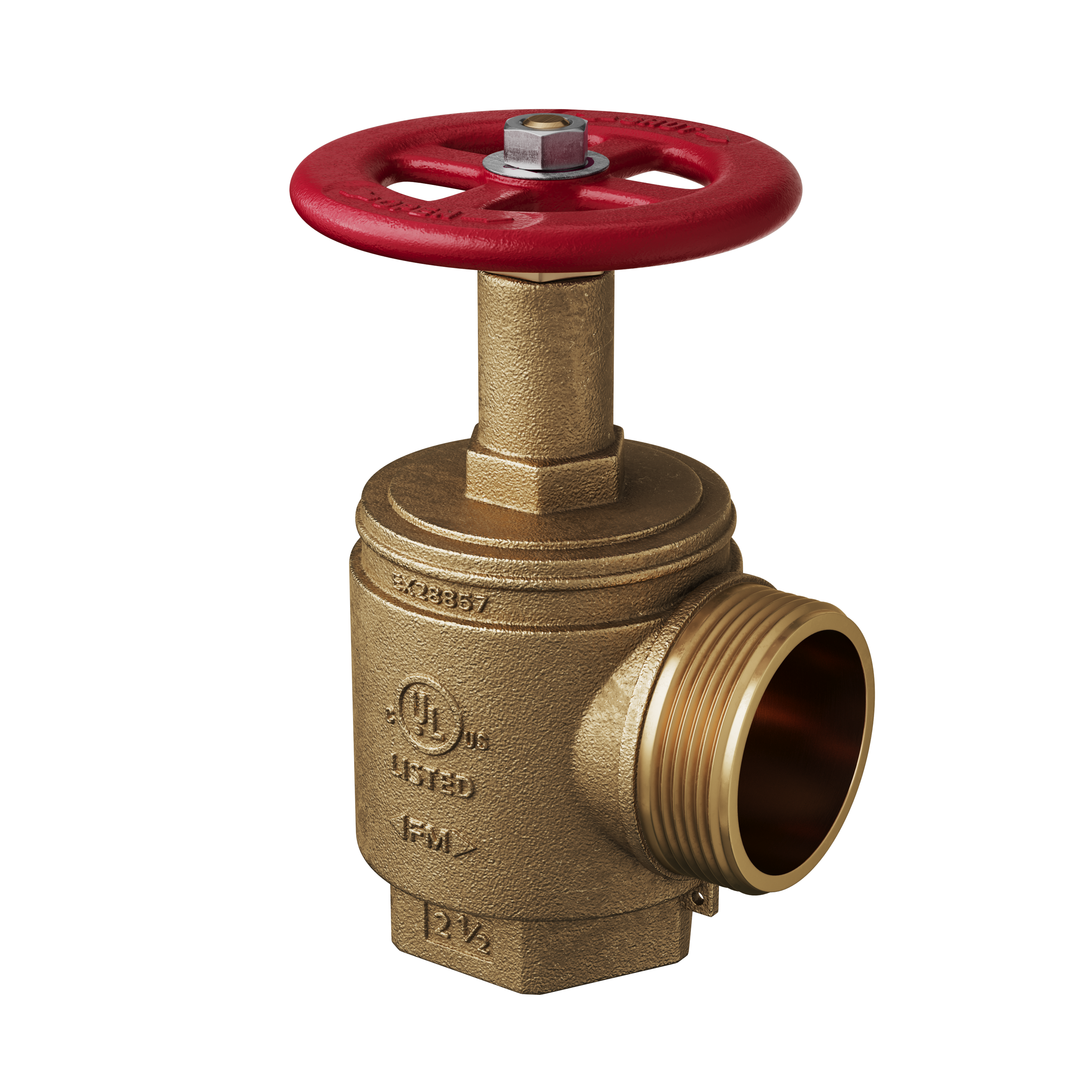 National Fire Products FPT x MNST UL/FM Angle Hose Valve 