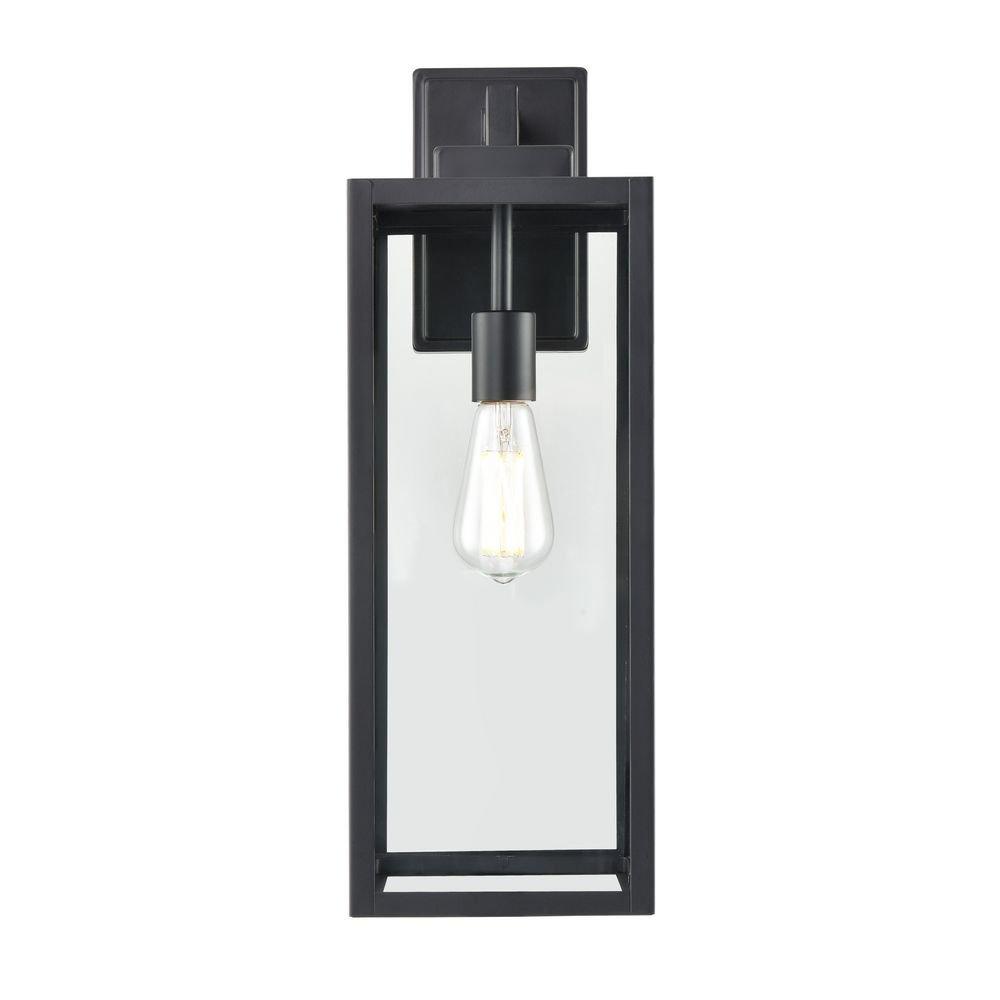 Millennium Lighting Powder Coated Black 1-Light Outdoor Wall Lantern 