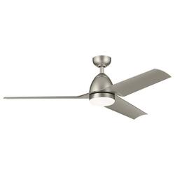 52in. Indoor 5-Blade Brushed Nickel Ceiling Fan
