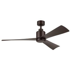 52in. 3?Blade Indoor/Outdoor Ceiling Fan in Satin Natural Bronze