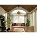1?Light Boho Pendant with Wood Dome Shade in Matte Black 