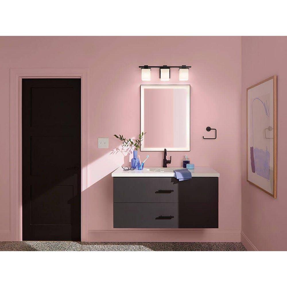 Kichler Lighting Black 60W 3-Light Medium E-26 Vanity Fixture 
