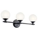 24.5in. 15W 3?Light G9 Vanity Fixture in Black 