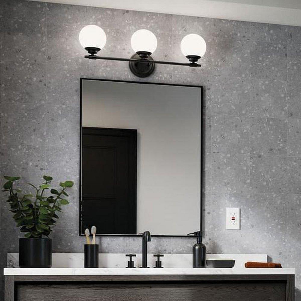 24.5in. 15W 3?Light G9 Vanity Fixture in Black 