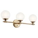 24.5" 180W 3-Light E26 Vanity Fixture in Champagne Bronze