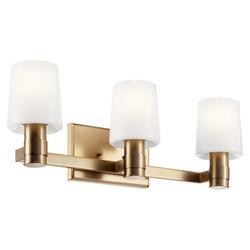 33.25in. 300W 4 Lights E26 Medium Vanity Fixture in Champagne Bronze