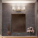 33.25in. 300W 4 Lights E26 Medium Vanity Fixture in Champagne Bronze 