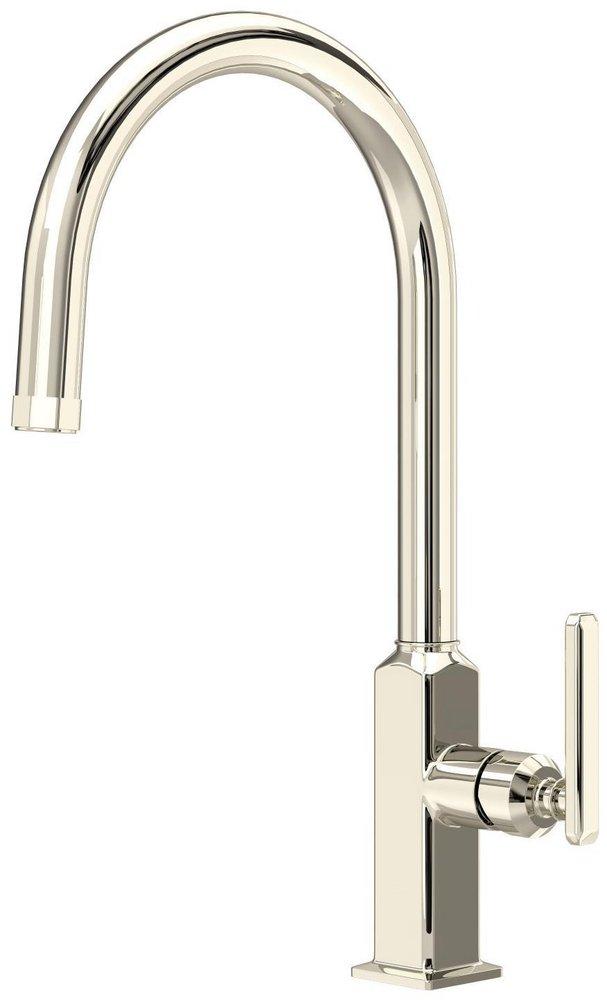 Single Handle Pull Down Kitchen Faucet in Polished Nickel 
