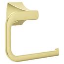 Round Open Towel Ring in Brushed Gold