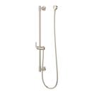30 in. Shower Rail with Hose in Polished Nickel