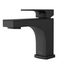 Single Handle Monoblock Bathroom Sink Faucet in Matte Black