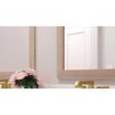 Two Handle Centerset Bathroom Sink Faucet in Brushed Gold 