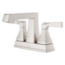 Pfister Spot Defense Brushed Nickel Two Handle Centerset Bathroom Sink Faucet 