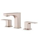 Two Handle Widespread Bathroom Sink Faucet in Brushed Nickel