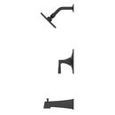 Pfister Spot Defense Matte Black One Handle Single Function Bathtub & Shower Faucet (Trim Only) 