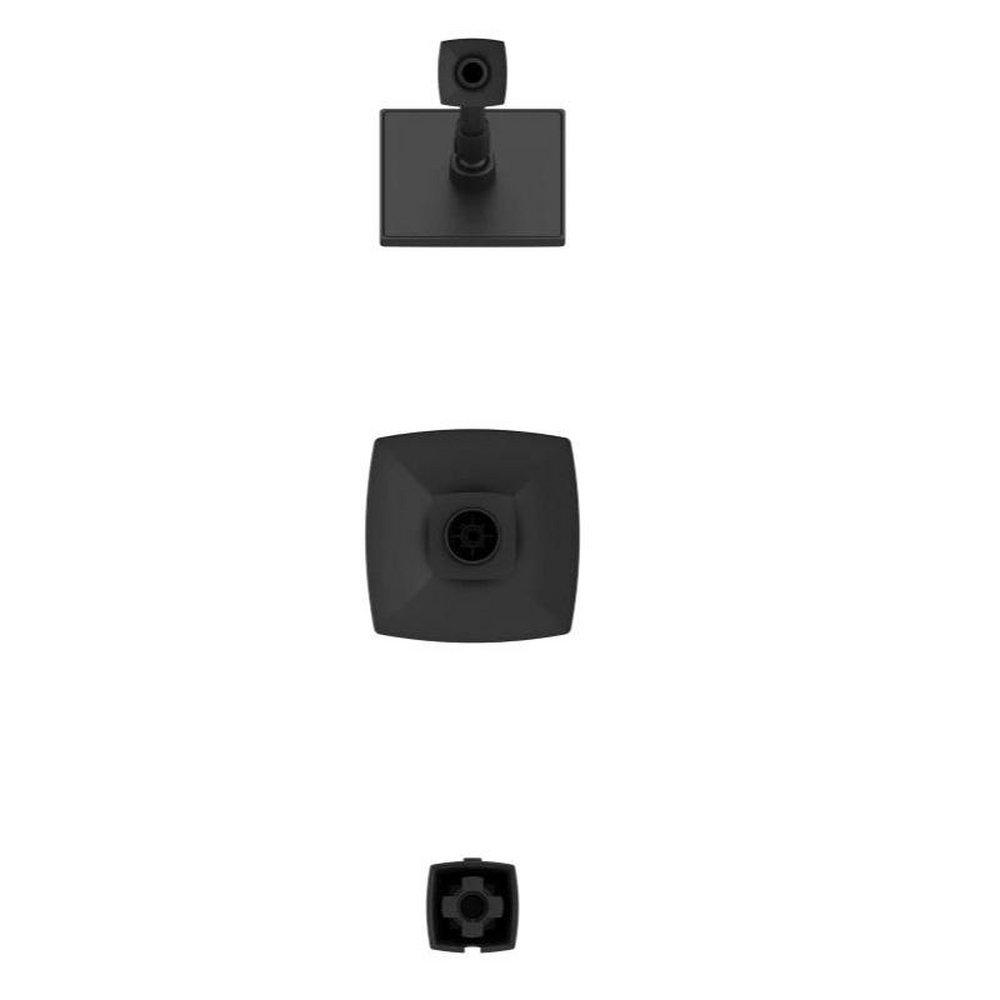 Pfister Spot Defense Matte Black One Handle Single Function Bathtub & Shower Faucet (Trim Only) 
