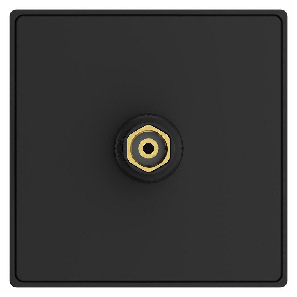 Pfister Matte Black Single Function Showerhead 