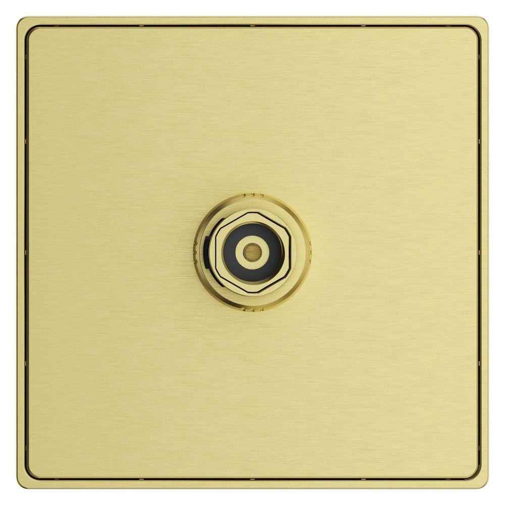 Pfister Brushed Gold Single Function Showerhead 