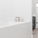 Two Handle Roman Tub Faucet in Spot Defense Brushed Nickel 