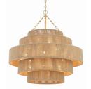 20-Light 32 in. Wide Drum Chandelier in Soft Gold