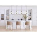 3-Light Mini Chandelier in Luxe Gold 
