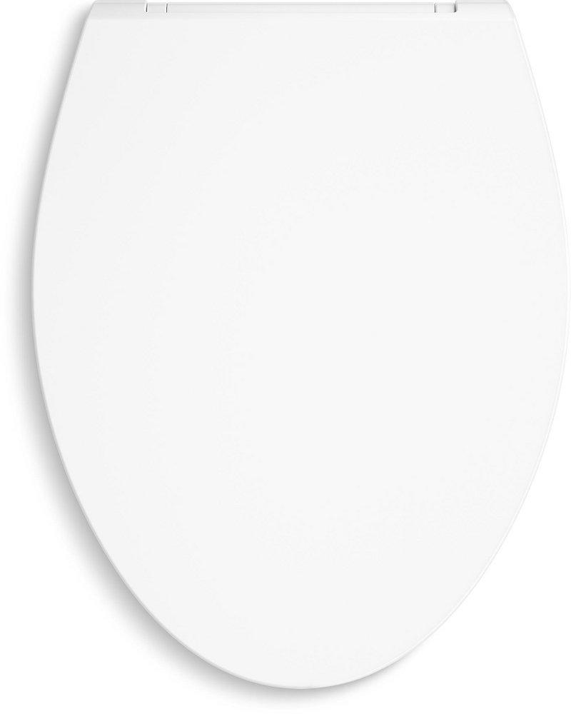Elongated Toilet Seat in White 