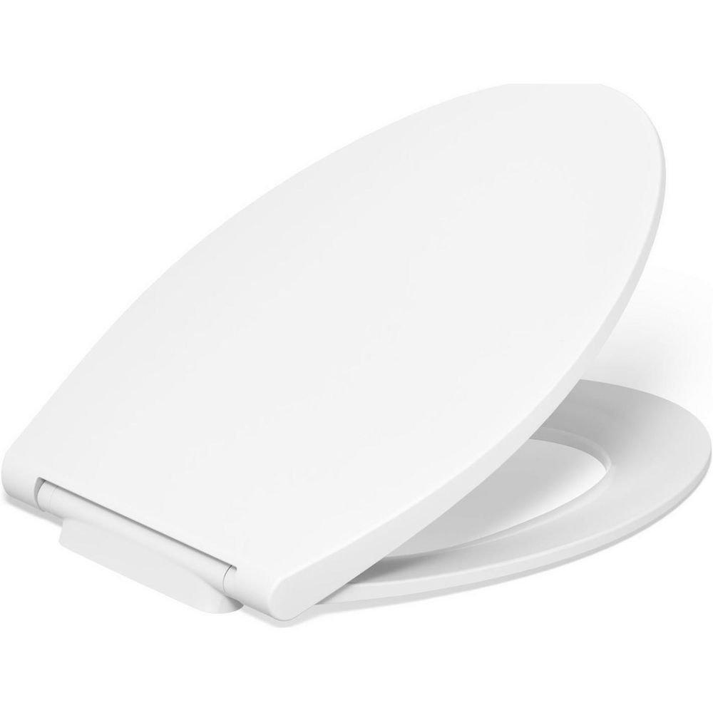 Elongated Toilet Seat in White 