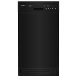 18 in. Built-In Dishwasher in Black
