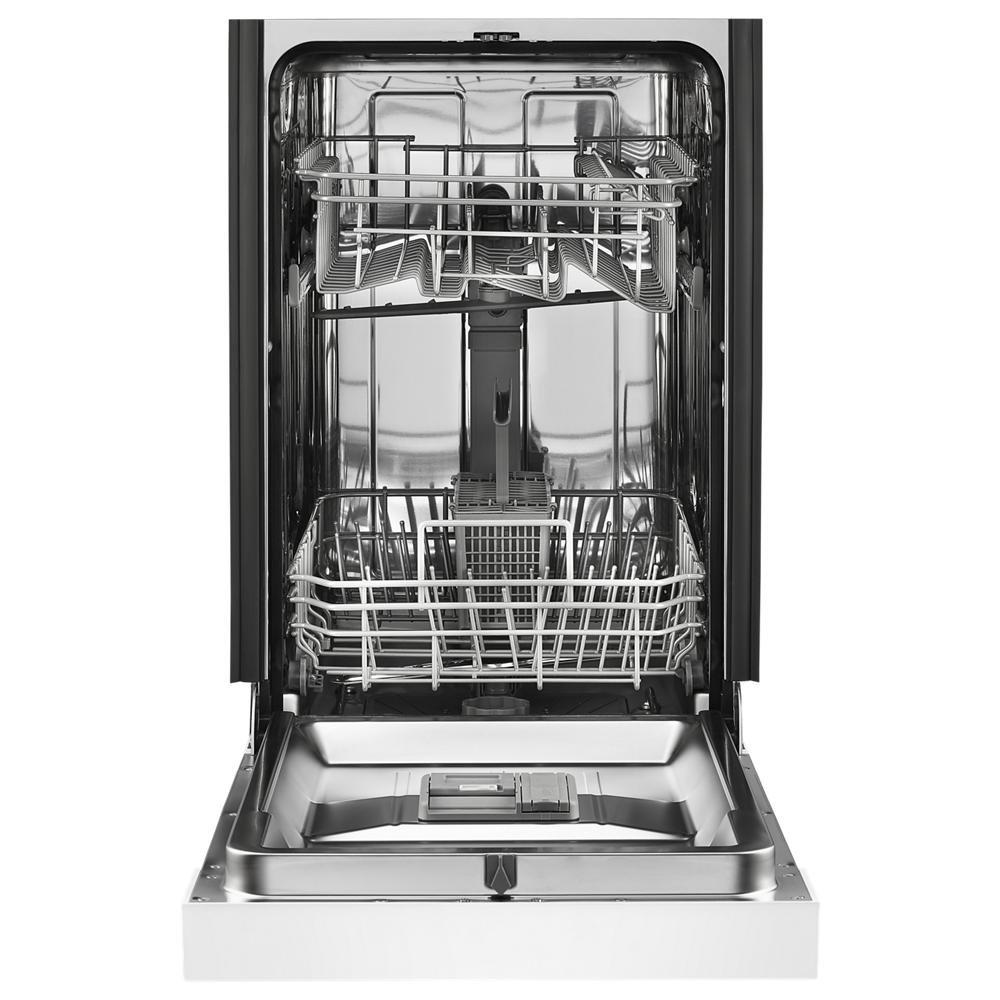 Whirlpool White 18 in. Built-in Dishwasher 