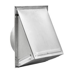 7 in. Aluminum Exhaust Wall Hood Vent with Screen